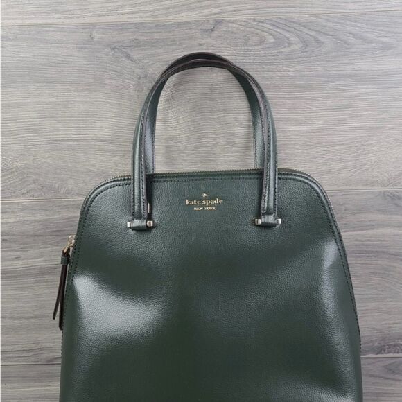 Kate Spade Satchel Patterson Drive Pebble Leather Medium Dome Handbag (Green) - Picture 2 of 9